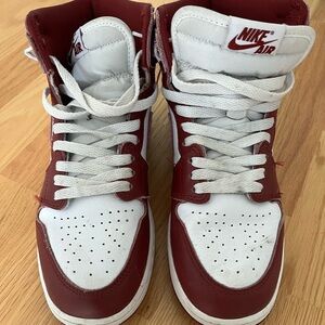 Nike Air Red and White Sneakers